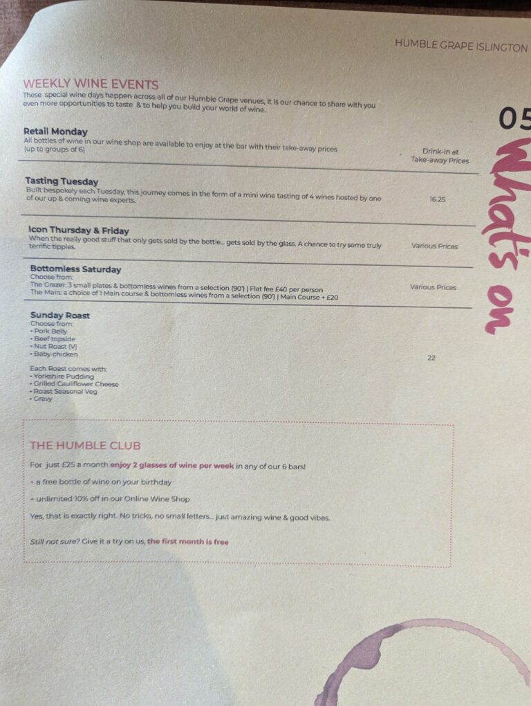 Humble Grape Wine Bar Events 768x1020