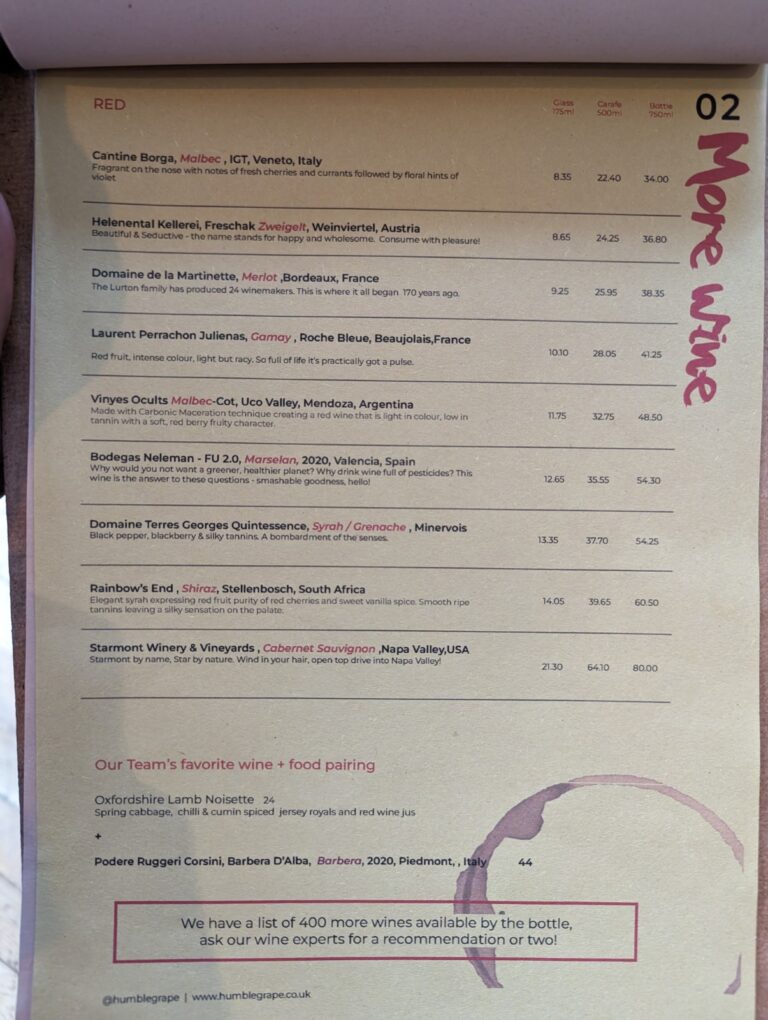Humble Grape Wine Bar Menu 2 768x1020